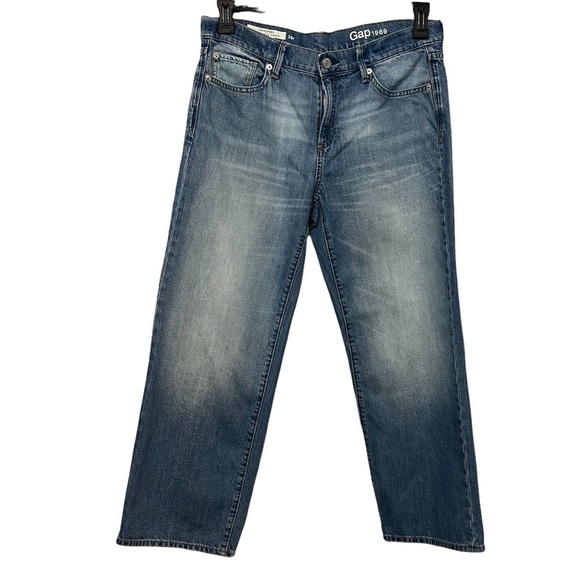 GAP (EUC) 100% COTTON ORIGINAL WIDE LEG CROP, SIZE 6 (28) - Picture 6 of 6